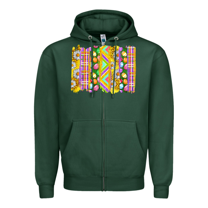 Easter Brushstrokes Zipper Hoodie by BundleAndBundleShop | Teevron
