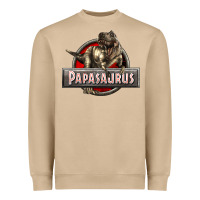 Mushroom Papasaurus T-Rex Heavyweight Sweatshirt - LillyAllenDesigns