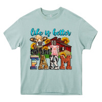 Arona life is better on the farm Heavy Core Tee - Zillion Design Studio