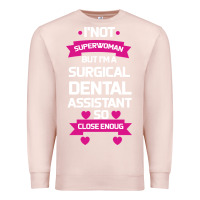 Pale Pink Surgical Dental Assistant Premium Sweatshirt - Bettercallsaul