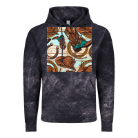 Cloud Black cowboy western seamless pattern Vintage Hoodie - BundleAndBundleShop