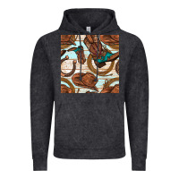 Vintage Black cowboy western seamless pattern Vintage Hoodie - BundleAndBundleShop