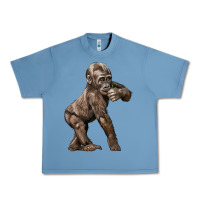 Pebble Blue Baby Gorilla Urban Heavy Tee - LillyAllenDesigns