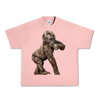 Salmon Baby Gorilla Urban Heavy Tee - LillyAllenDesigns