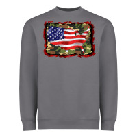 Storm distressed american flag Heavyweight Sweatshirt - BarkalooDesign