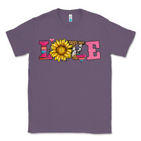 Lavender love sunflower valentines day Classic Tee - AdoDesignShop