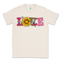 Natural love sunflower valentines day Classic Tee - AdoDesignShop