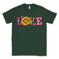 Sports Green love sunflower valentines day Classic Tee - AdoDesignShop