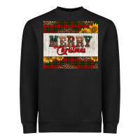Black merry Christmas sunflowers Heavyweight Sweatshirt - Jasminsmagicworld