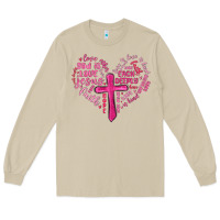 Mushroom jesus is love heart cross valentines day Long Sleeve Tee - MaliasSmallBusiness