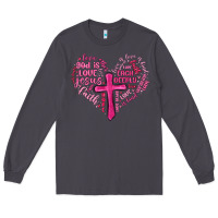 Smoke jesus is love heart cross valentines day Long Sleeve Tee - MaliasSmallBusiness