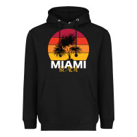 Black Miami Beach Heavyweight Hoodie - Bettercallsaul