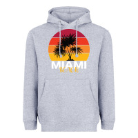 Heather Grey Miami Beach Heavyweight Hoodie - Bettercallsaul