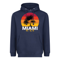 Navy Miami Beach Heavyweight Hoodie - Bettercallsaul