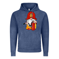 Vintage Denim firefighter gnomes Vintage Hoodie - Artiststas