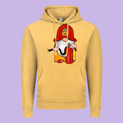 Firefighter Gnomes Vintage Hoodie Designed By Artiststas