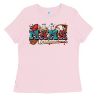 Bubblegum Pink mama baseball Ladies Tee - Zillion Design Studio
