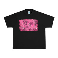 Black Distressed breast cancer background Urban Heavy Tee - Jasminsmagicworld