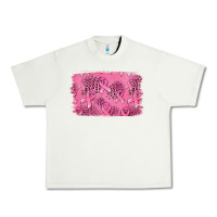 Pistachio Distressed breast cancer background Urban Heavy Tee - Jasminsmagicworld