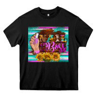 Black nail boss tumbler Heavy Core Tee - BarkalooDesign