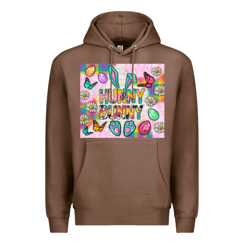 Hunny Bunny And Egg Easter Premium Hoodie by NancyCooperArtShop | Teevron