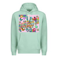 Seafoam Hunny Bunny and egg Easter Premium Hoodie - NancyCooperArtShop