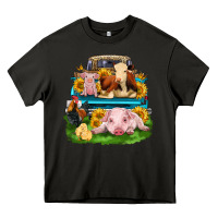 Asphalt farm truck animals Heavy Core Tee - Zillion Design Studio