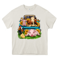 Farm Truck Animals Heavy Core Tee | Teevron