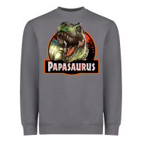 Storm Western Papasaurus Papa Dinosaur Heavyweight Sweatshirt - LillyAllenDesigns