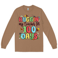 Toasted Coconut buggin my teacher for 100 days Long Sleeve Tee - MaliasSmallBusiness