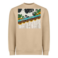 Mushroom cowhide sunflowers cactus Heavyweight Sweatshirt - Jasminsmagicworld