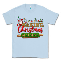 Dusty Blue Baking Christmas cheer Classic Tee - NancyCooperArtShop