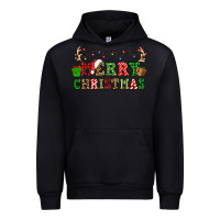 Black merry christmas Urban Hoodie - OliviaCreatesArt