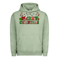 Pigment Oil Green merry christmas Urban Hoodie - OliviaCreatesArt