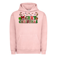 Pigment Salmon merry christmas Urban Hoodie - OliviaCreatesArt