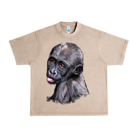 French Oak Baby Gorilla Head Urban Heavy Tee - LillyAllenDesigns
