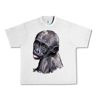 Lunar Rock Baby Gorilla Head Urban Heavy Tee - LillyAllenDesigns