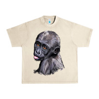Sandshell Baby Gorilla Head Urban Heavy Tee - LillyAllenDesigns
