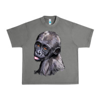 Tornado Baby Gorilla Head Urban Heavy Tee - LillyAllenDesigns