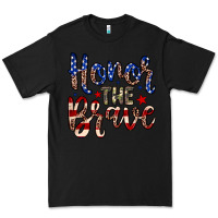 Black Honor the brave Premium Tee - Neo Western