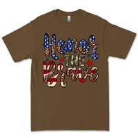 Cacao Honor the brave Premium Tee - Neo Western