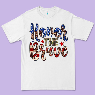Honor The Brave Premium Tee Designed By Neo Western