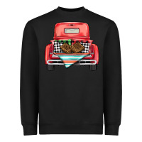 Black Christmas truck Heavyweight Sweatshirt - BarkalooDesign