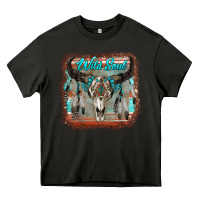 Asphalt wild soul boho skull with background Heavy Core Tee - RanaPortraitStore