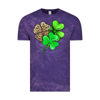 Cloud Purple three clover Vintage Tee - AdoDesignShop