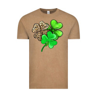 Vintage Coffee three clover Vintage Tee - AdoDesignShop