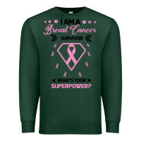 Sports Green I am a Breast Cancer Survivor What is Your Superpower Premium Sweatshirt - Bettercallsaul