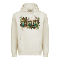 Oatmeal Heather He lives Easter Premium Hoodie - NancyCooperArtShop