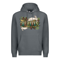 Rock He lives Easter Premium Hoodie - NancyCooperArtShop