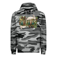 Slate Camo He lives Easter Premium Hoodie - NancyCooperArtShop